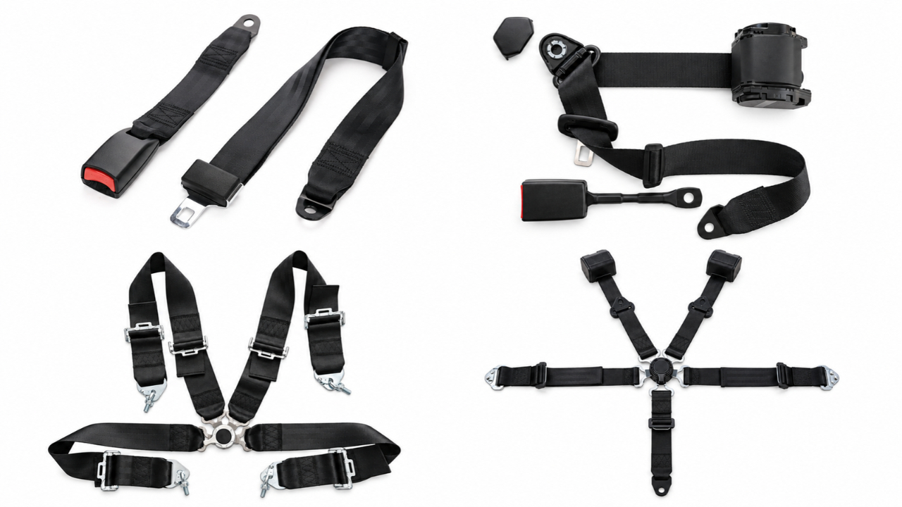 Common Types of Automotive Seat Belts