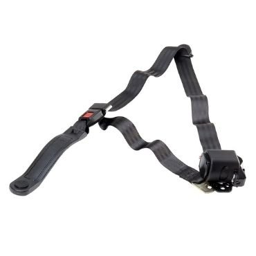 3 Point Harness with Push-Button Buckle