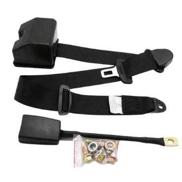 Black Golf Cart Seat Belts