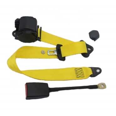 Yellow Golf Cart Seat Belts